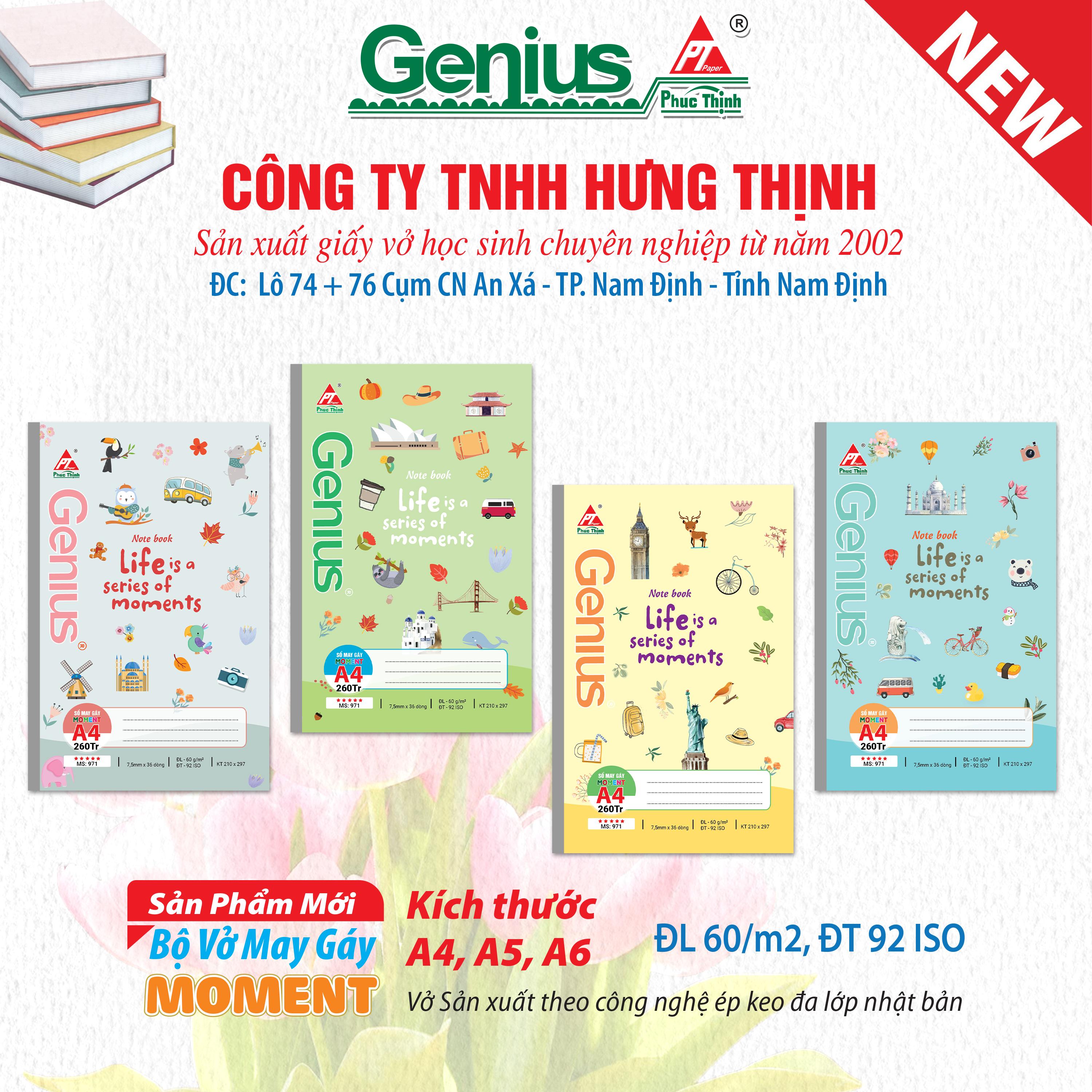 SỔ MAY BÌA BỒI KHỔ A4 (36 dòng)