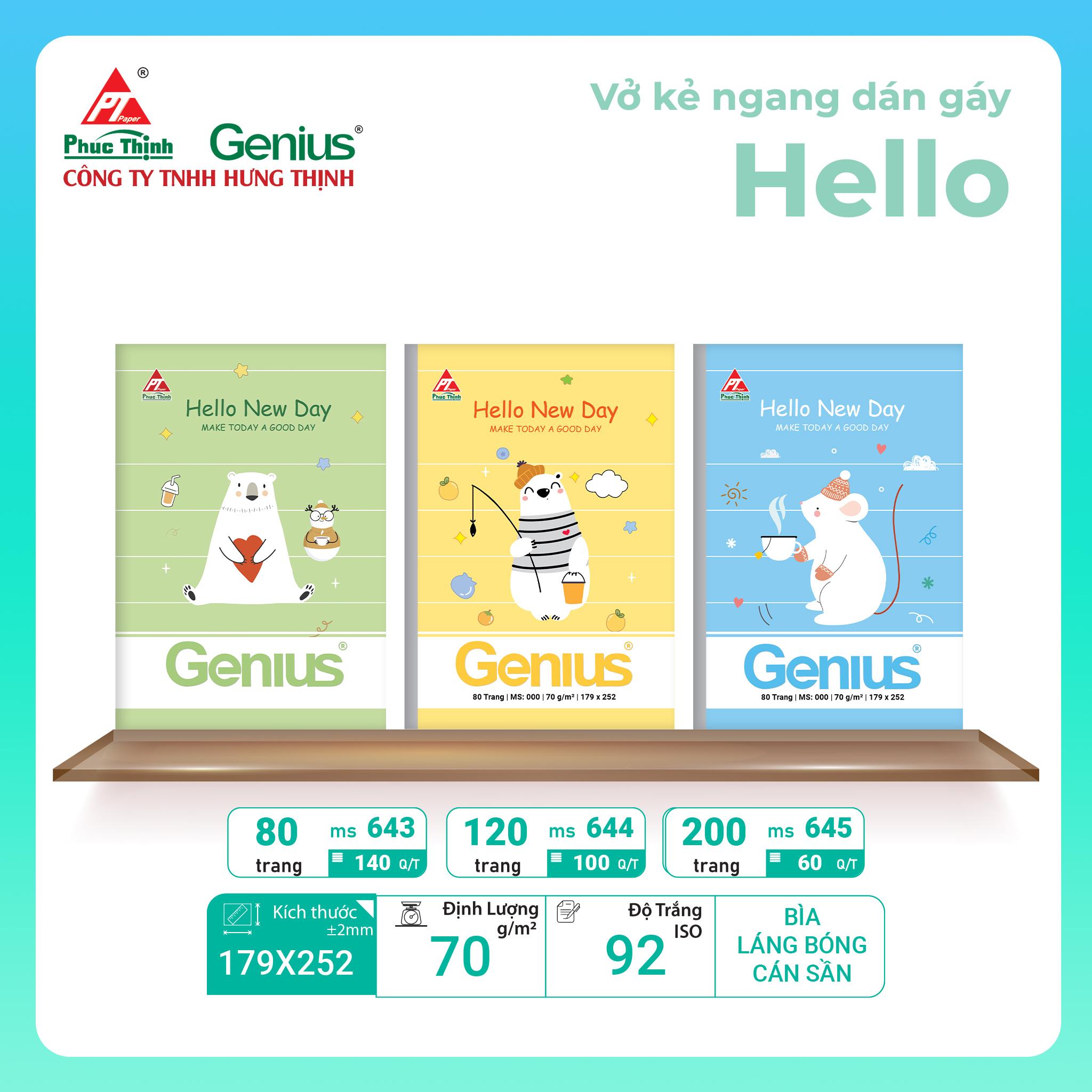 vở thếp hello 