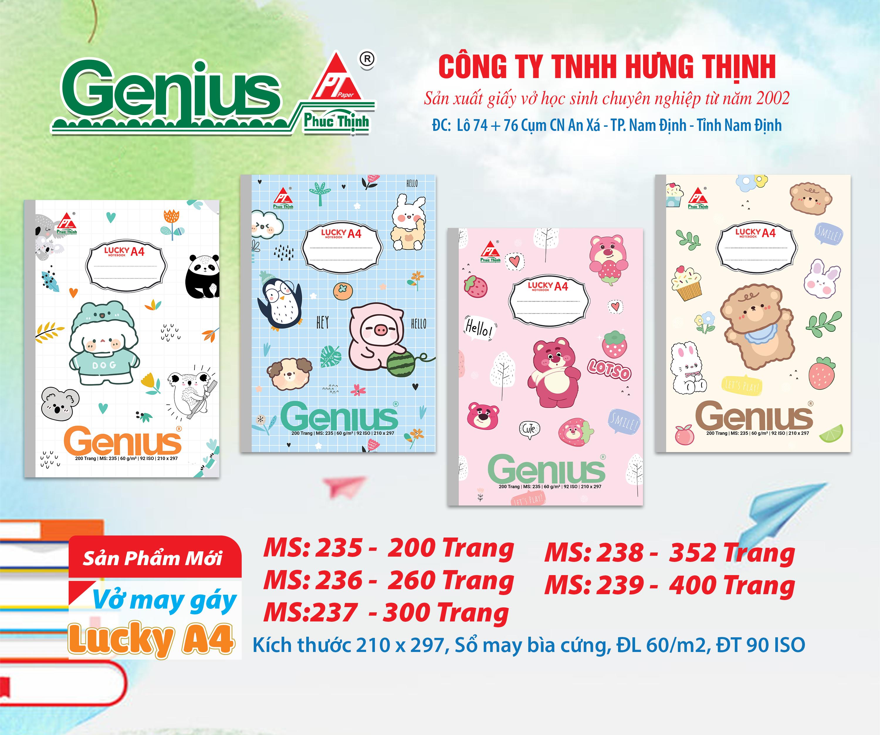 Sổ may A4 lucky