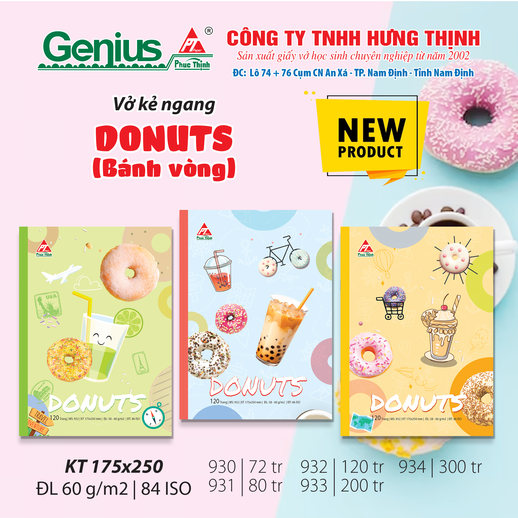 Vở Donuts - Bánh Vòng