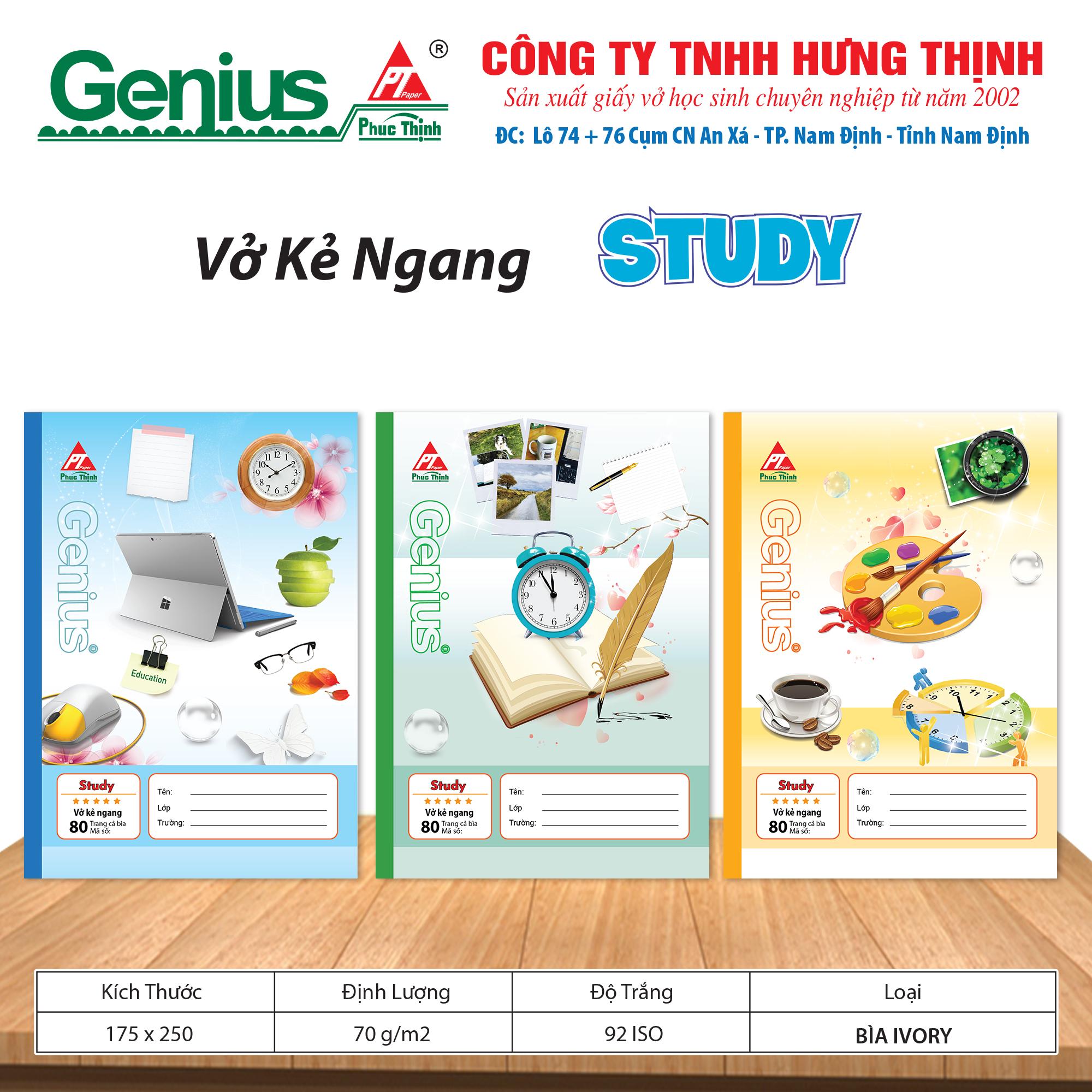 Study vở kẻ ngang