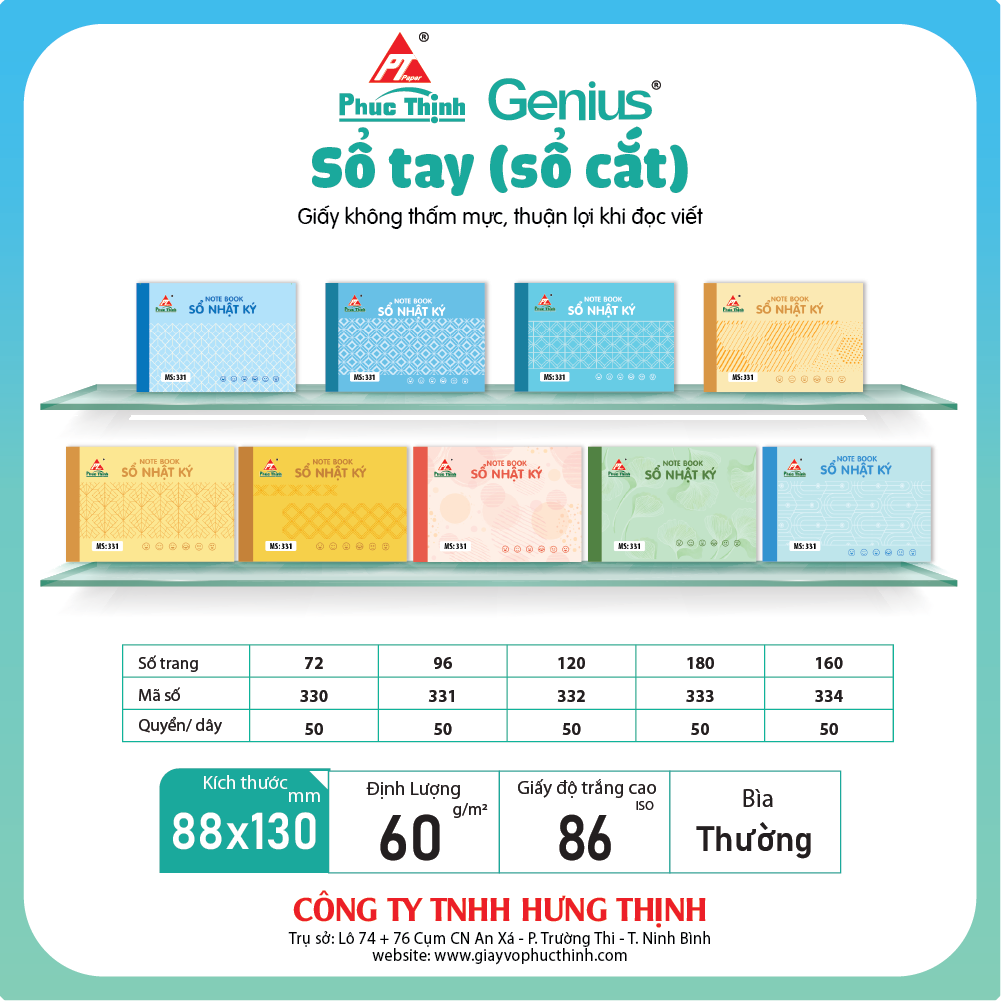 Sổ cắt - Sổ tay