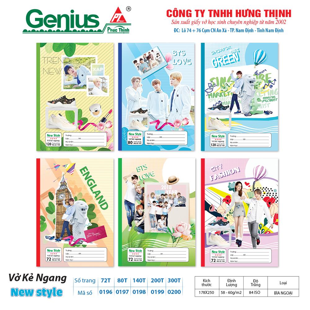 Vở kẻ ngang New Style