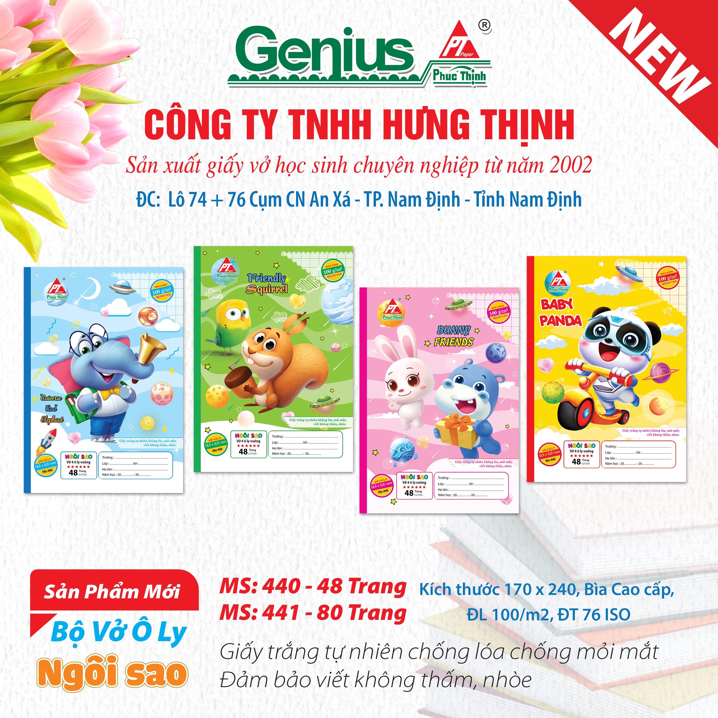 Vở ô ly Ngôi Sao